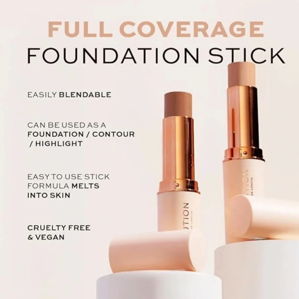 Revolution Fast Base Stick Foundation F1 - bundle of 2